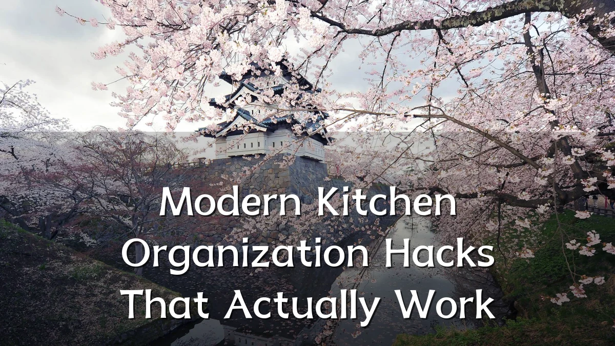Modern Kitchen Organization Hacks That Actually Work